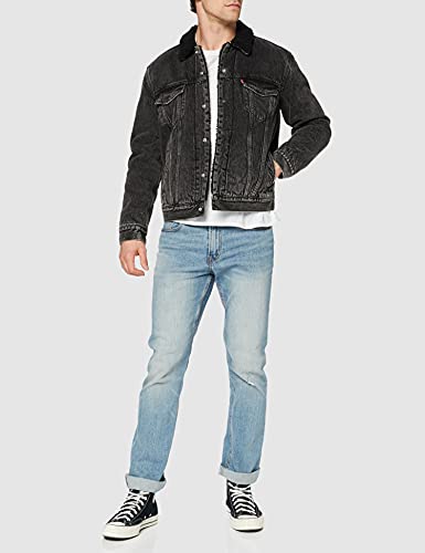 Levi's Type 3 Trucker Chaqueta, Negro (Roadster Sherpa), M para Hombre