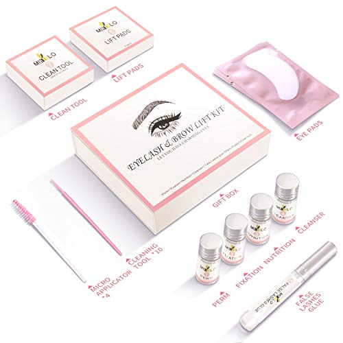 Lifting Pestañas, Scdom Lash Lift Kit y Brow Lamination Kit Levantamiento de Pestañas y Cejas Nutritivo Seguro, Semipermanente Suministros de Grado de Salón de Bricolaje Para Tratamientos de Belleza