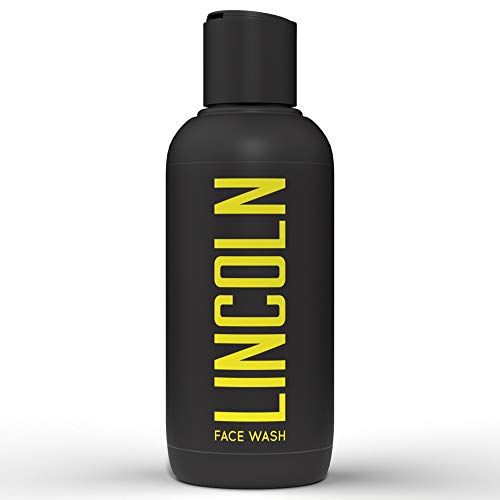 LINCOLN Face Wash For Men - Limpiador Facial Hombre contra el Acné - Gel Limpiador Facial Hombre para todo Tipo de Piel - Gel de Limpieza Facial - Cuidado Natural de la Piel para Hombres - 250 ml