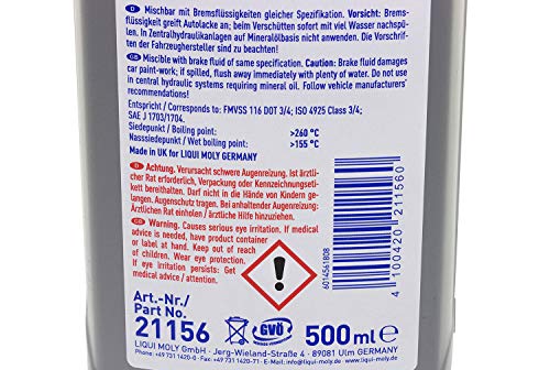 Liqui Moly Dot 4 21156 Bremsflüssigkeit 500ml