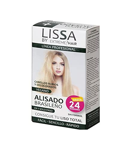 Lissa Alisado brasileño Nanoplastia Rubios Un paso NOVEDAD¡¡ CHampu Alisador 100 ml (no lleva Mascarilla de mantenimiento)