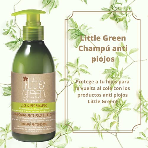 Little Green - champú anti piojos 240 ml con extracto de árbol de té | impide la aparición de piojos