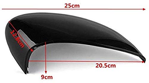 LIUJTAO, for, for, Ford Fiesta Mk7 2008-2017 2pcs Accesorios de la Cubierta del Espejo retrovisor del Coche - Negro