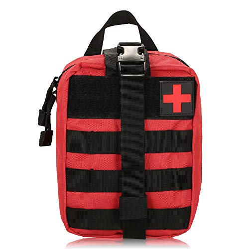 Lixada Molle Médico Bolsa Botiquín de Primeros Auxilios Supervivencia Emergencia para Hogar Camping Caza