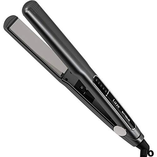 Lizze Extreme - Plancha para el cabello con tecnología Nano Titanium original de 248 °C