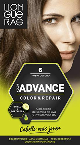 Llongueras Advance Rubio Oscuro 6 Color de Peluqueria - 146.5 ml