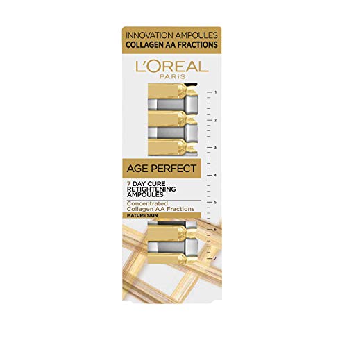 L'OREAL Ampollas De Colágeno Para Pieles Maduras De Paris Age Perfect X7, color Crem