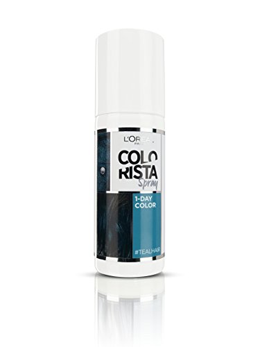 L'OREAL COLORISTA 75ML HAIR MAKE UP SPRAY TEAL