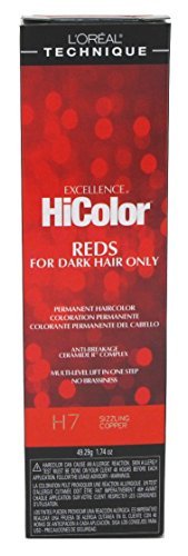 Loreal Excel Hicolor H07 Tube Sizzling Copper 1.74oz by L'Oreal Paris by L'Oreal Paris