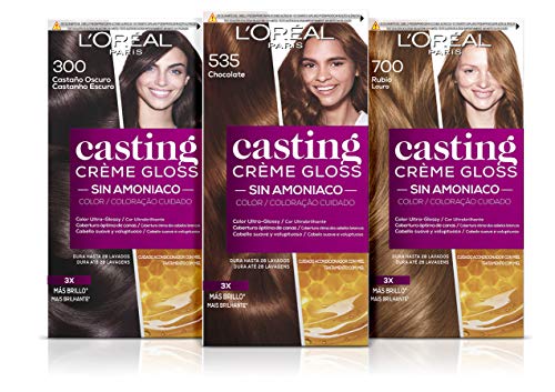 L'Oreal Paris Casting Crème Gloss Coloración Sin Amoniaco, Tono: 426 Castaño Rojizo