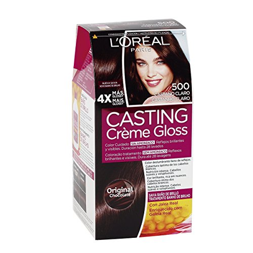 L'Oreal Paris Casting Créme Gloss Coloración Sin Amoniaco, Tono: 500 Castaño Claro