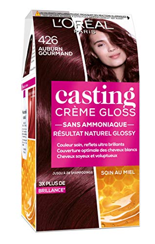 L'Oréal Paris Casting Crème Gloss Coloration Ton Sur Ton Sans Ammoniaque 4.26 Auburn Gourmand