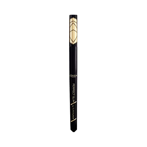 L'Oréal Paris, Delineador Líquido Super Liner Perfect Slim, Negro Intenso y preciso, Resistente al Agua, 01 Intense Black