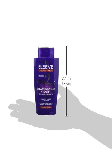 L'Oréal Paris Elsève Color-Vive Shampooing Violet Déjaunisseur 200 ml