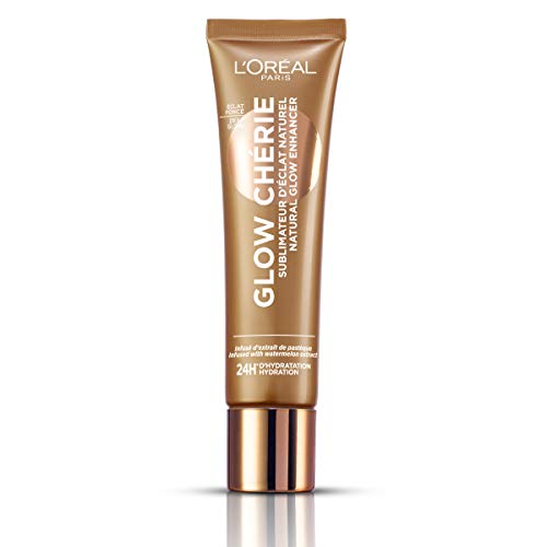 L'Oréal Paris Glow Chérie, Iluminador Natural, Tono Medio Deep Glow - 30 ml