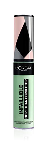 L'Oreal Paris Infalible More Than Concealer Corrector Verde Antirojeces Tono Green 001 30 g