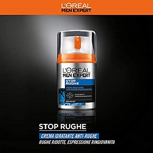 L'Oréal Paris Los Hombres De Arrugas Experto De-Arrugas Anti-Arrugas De Expresión Crema Hidratante (50ml)