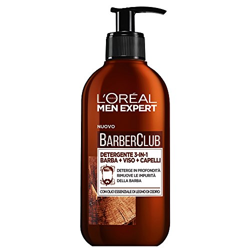 L'Oréal Paris Men Expert, línea Barber Club - Producto para el cuidado de la barba detergente 3 en 1