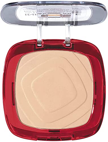 L'Oréal Paris Polvos Compactos Mate Infalible 24H, Larga Duración, Cobertura Media-Alta, Resistente al Agua, Tono: 20 Ivory, 9g