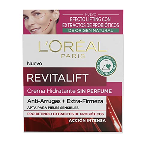 L'Oréal Paris - Revitalift Crema Hidratante Sin Perfume Anti Arrugas Extra Firmeza