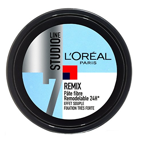 L'Oréal Paris Studio Line REMIX pulpa de fibra Efecto remodelable 24 Fijación Muy Fuerte - Conjunto de 2