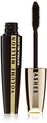 L'Oréal Paris Volume Million Lashes Extra Black Mascara, negro - máscara de pestañas para definición extra y volumen extra en negro profundo - paquete de 1 (1 x 10,7 ml)