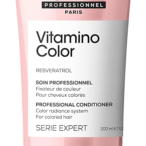 L’Oréal Professionnel | Acondicionador Protector del color para cabellos teñidos, Vitamino Color, SERIE EXPERT