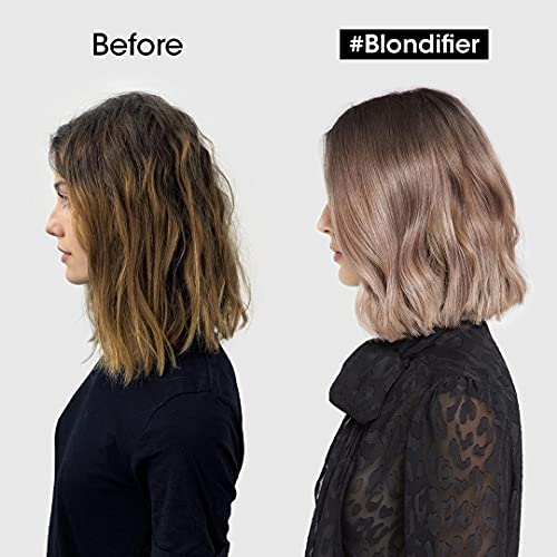 L’Oréal Professionnel | Champú Iluminador y Restaurador para cabellos con mechas o rubios, Blondifier Cool, SERIE EXPERT, 300mL