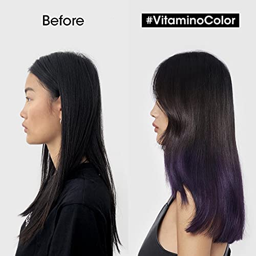 L’Oréal Professionnel | Champú Protector del color anti sequedad, Para Cabellos Teñidos, Vitamino Color, SERIE EXPERT, 300mL