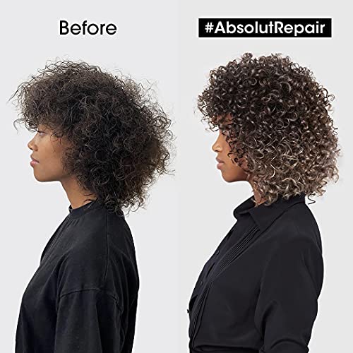 L’Oréal Professionnel | Champú Tratamiento Reconstructor para cabellos secos y dañados, Absolut Repair, SERIE EXPERT, 300mL