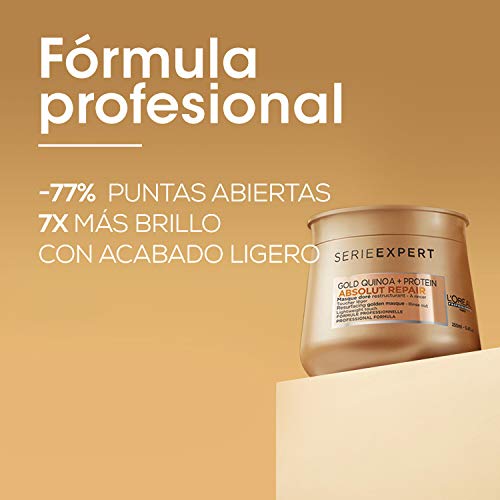 L'Oréal Professionnel | Experto en Serie | Absolut Repair Mascarilla Capilar Ligera, 250ml