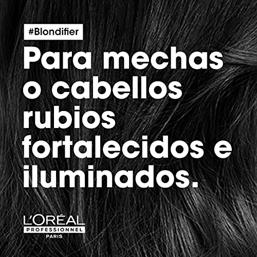 L’Oréal Professionnel | Mascarilla iluminadora y restauradora para cabellos con mechas o rubios, Blondifier, SERIE EXPERT, 250mL