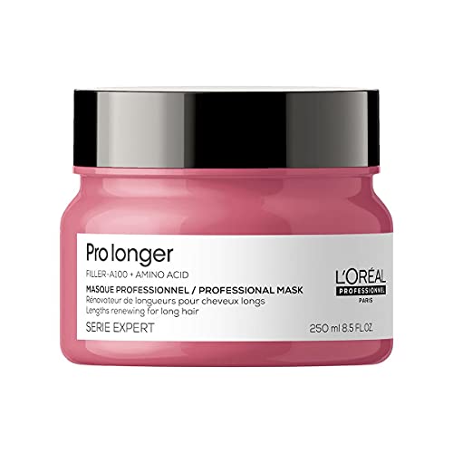 L’Oréal Professionnel | Mascarilla Reparadora para cabellos largos con puntas finas, Pro Longer, SERIE EXPERT, 250 mL