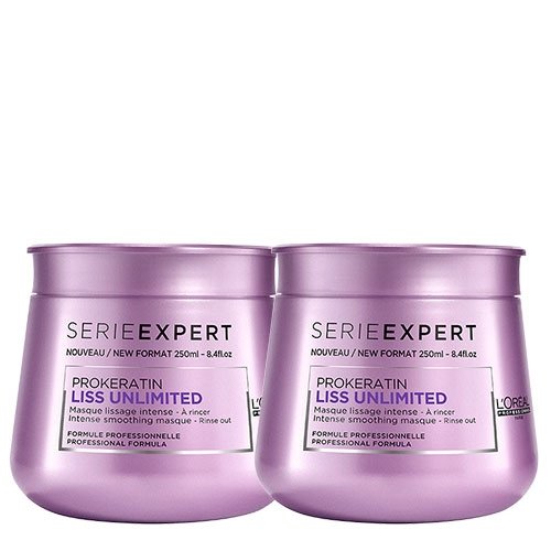 L'Oreal Professionnel Serie Expert Liss Unlimited - Mascarilla doble (250 ml)