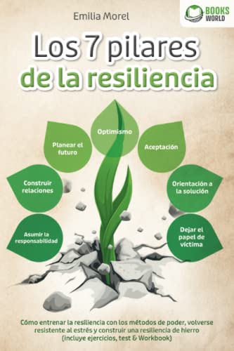 Los 7 pilares de la resiliencia: Cómo entrenar la resiliencia con los métodos de poder, volverse resistente al estrés y construir una resiliencia de hierro (incluye ejercicios, test & Workbook)