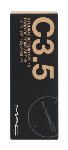 MAC Studio Fix Fluid Spf15 Foundation C3.5 Ml, Rosa, 30 Mililitro