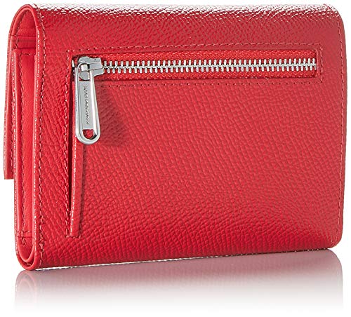 Mandarina Duck Deluxe P10BZP04, Cartera. para Mujer, Flame Scarlet, 12x9x1,5 (L x H x W)