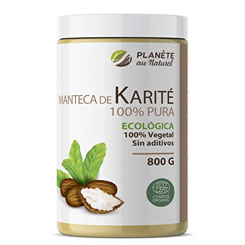 Manteca de Karité Ecológica 800g - 100% Vegetal - Sin aditivos - Sin Refinar