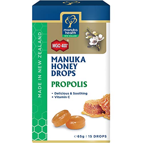 Manuka Health Caramelos con miel de Manuka y propóleo - Manuka Health - caja de 15 caramelos - 65g (MGO 400+)