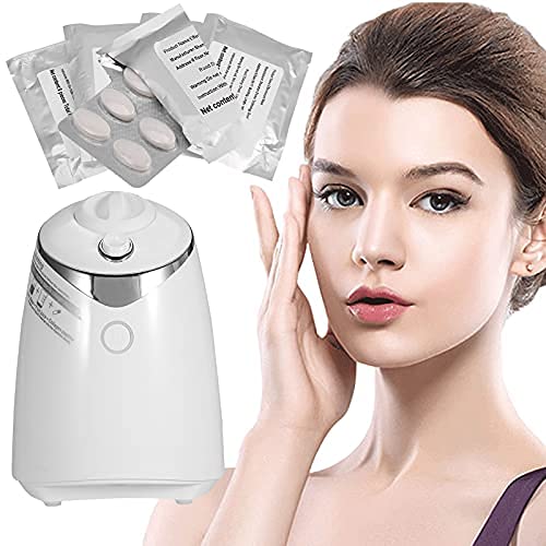 Máquina para hacer mascarillas faciales con 32 piezas de colágeno, tratamiento facial, mascarilla de frutas y verduras naturales para el cuidado de la piel del spa (Machine)