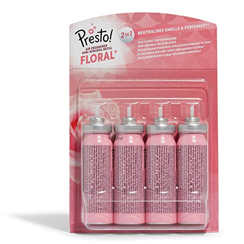 Marca Amazon - Presto! Recargas para ambientador Floral minispray