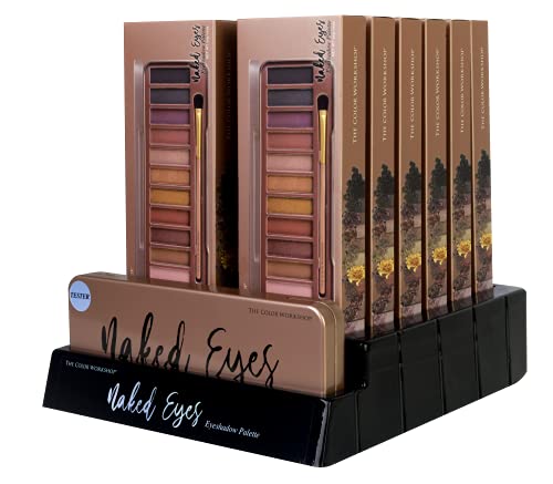 Markwins Essentials Naked Eyes - Paleta de Sombras de Ojos - Paleta con 12 Sombras de Ojos Naturales - Set de Maquillaje Profesional - California Collection - Kit de Maquillaje para Mujeres