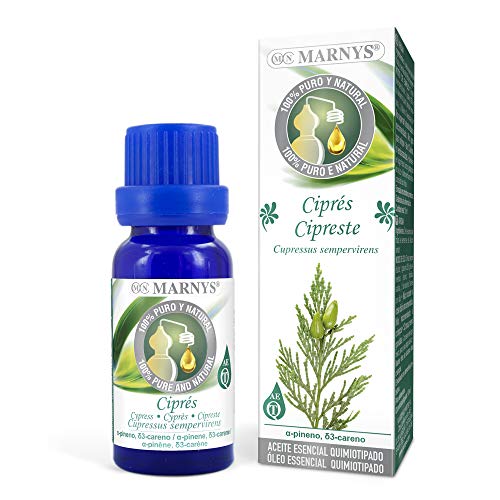 MARNYS Aceite Esencial Ciprés 100% Puro Quimiotipado 15ml