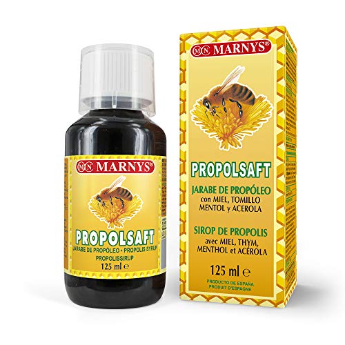 Marny's Propolsaft Jarabe de Propóleo con Miel, Tomillo, Mentol y Acerola 125ml