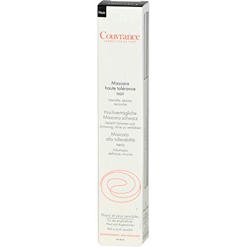 Máscara de pestañas Avène Couvrance de alta tolerancia, color negro, 1 lápiz