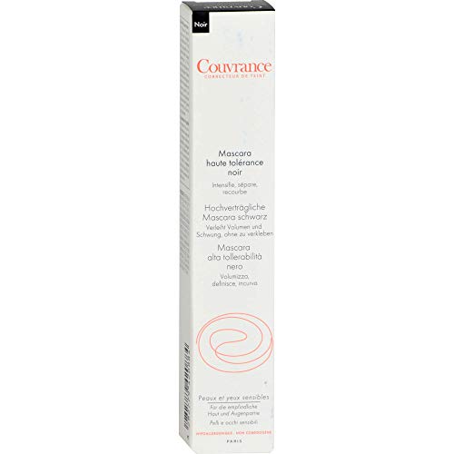 Máscara de pestañas Avène Couvrance de alta tolerancia, color negro, 1 lápiz