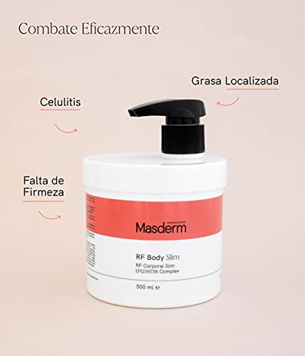 MASDERM | Crema Anticelulitica Reductora 500 ML | Anticelulitico Reafirmante | Crema Reductora Abdomen Mujer y Hombre | Quemagrasas Abdominal Mujer | Vientre Plano | Crema Reafirmante | Extreme