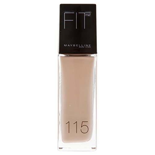 Maybelline Fit Me 115 Ivory 30ml Frasco dispensador Líquido - base de maquillaje (Ivory, Frasco dispensador, Líquido, Francia, 30 ml, 30 mm)