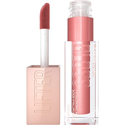 Maybelline New York Lifter Gloss hidratación duradera y labios rellenos 003 Moon, 4.5 ml