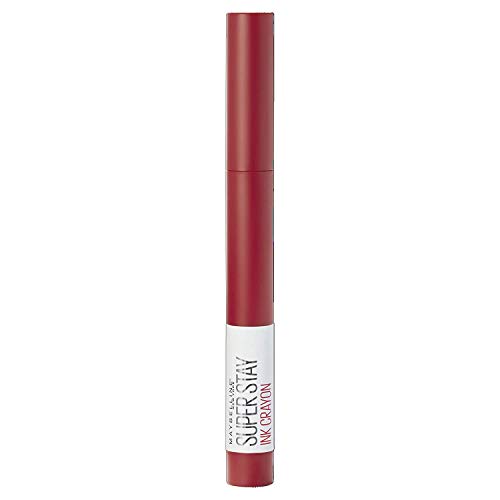 Maybelline New York - SuperStay Ink Crayon, Pintalabios Mate de Larga Duración, Tono 45 Hustle in Heels